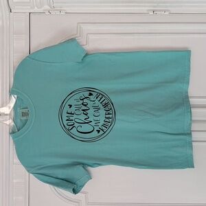 Comfort Colors Seafoam K Teacher Tee